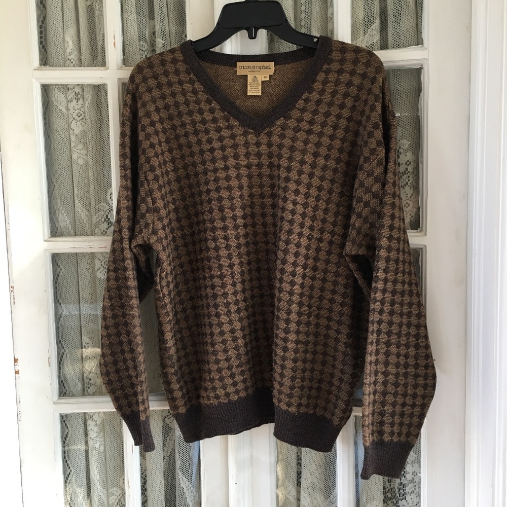 HP: Tricots St Raphael Collection V-Neck Men's Sweater - M